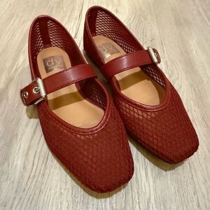 DV by Dolce Vita Burgundy Mesh Loafers
